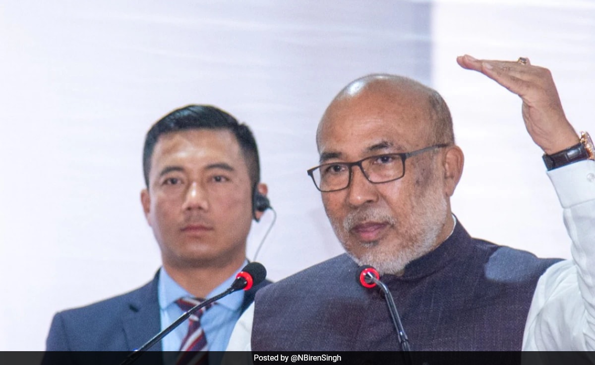 PM Modi, Biren Singh’s 1st Face-To-Face Meeting On Manipur Violence