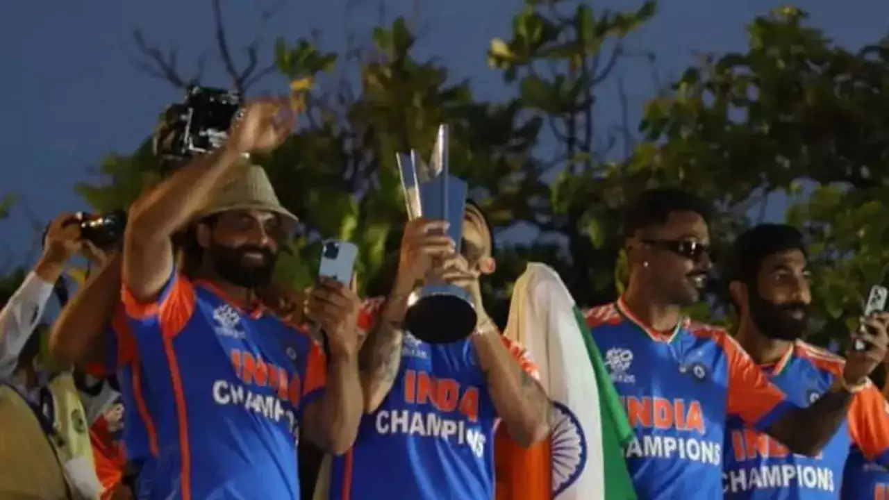 Watch: Team India’s new ‘Champions’, ‘two-star’ jersey for victory lap
