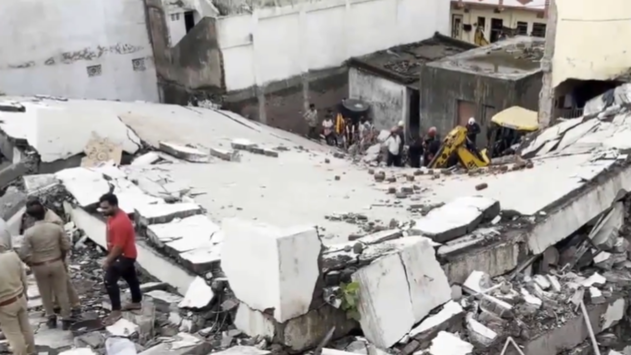 Four-storey building collapses in Surat, many feared trapped