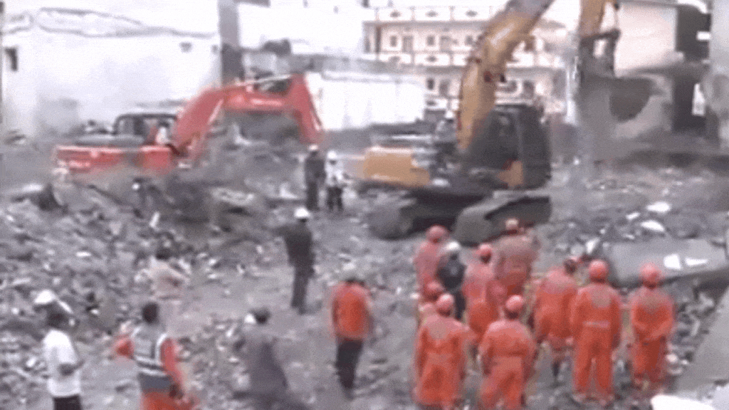 Gujarat building collapse: 7 bodies recovered after 14-hour-long rescue ops