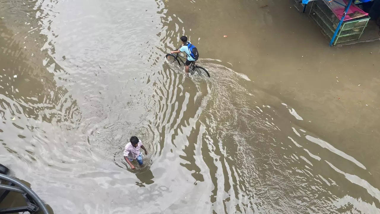 Heavy rains lash Mumbai, suburbs; train services hit