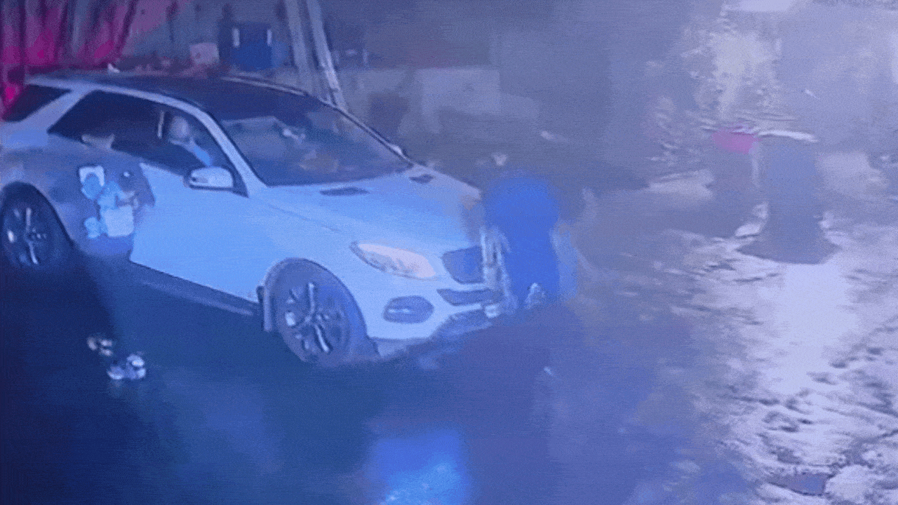 Watch: CCTV shows Shiv Sena leader’s son leaving Mumbai pub before BMW crash