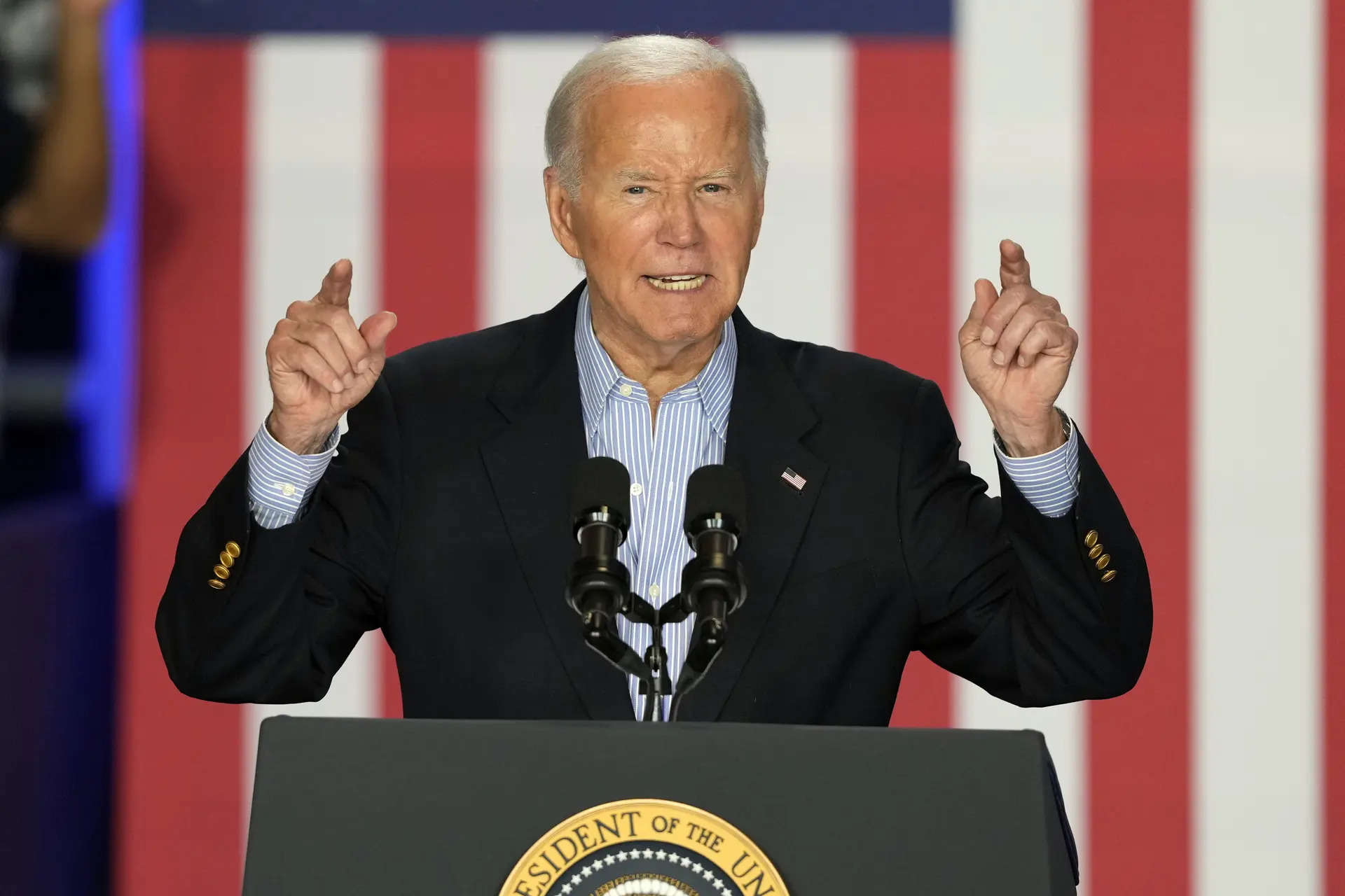 All eyes – and few ayes – on Biden as Nato summit opens in Washington