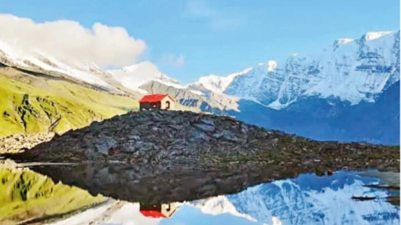 ‘Baba’ builds temple at 16,000 feet on Uttarakhand glacier after ‘divine instructions’