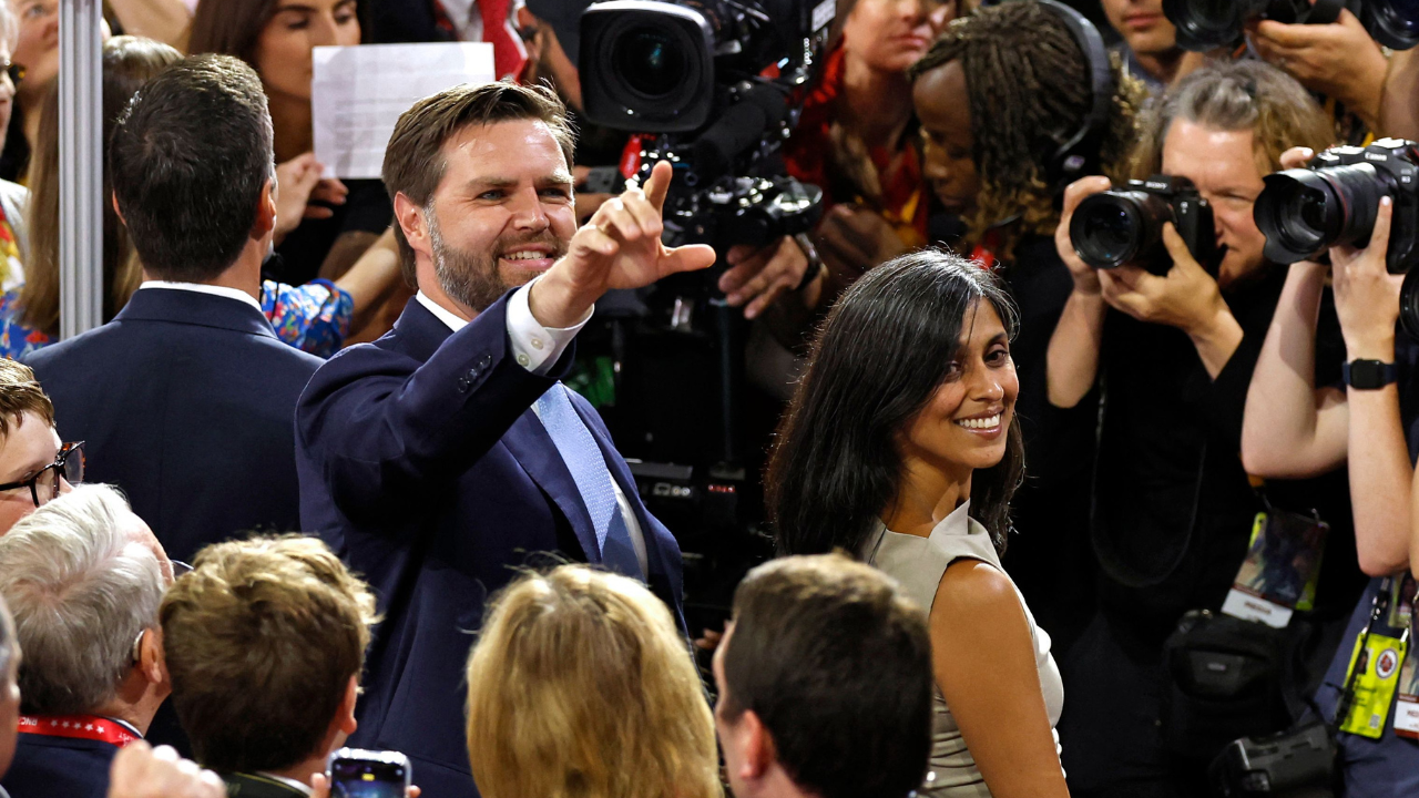 Race to the top — and bottom — as Usha and JD ad-Vance