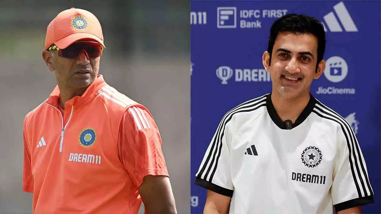 ‘Big shoes to fill…’: Gautam Gambhir on succeeding Rahul Dravid