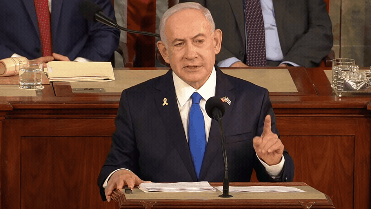 ‘Our war is your war, our victory will be your victory’: Benjamin Netanyahu’s first speech in US Congress