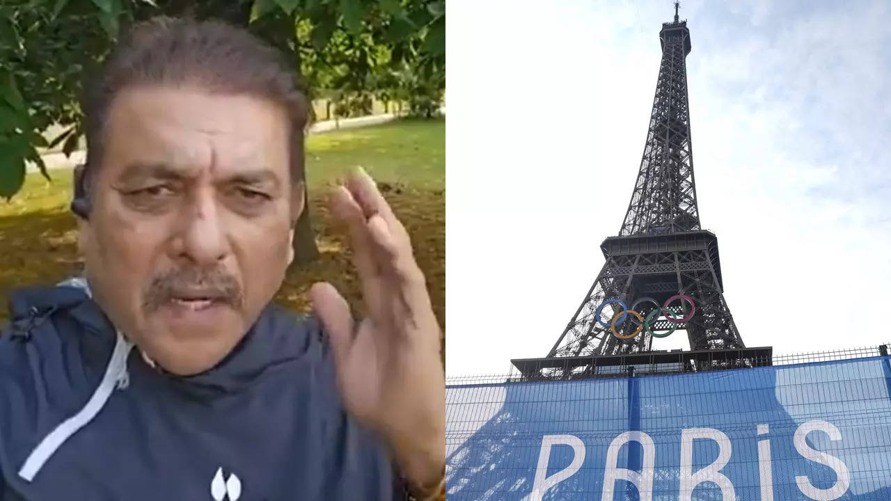 Watch: Ravi Shastri welcomes Paris Oly in style
