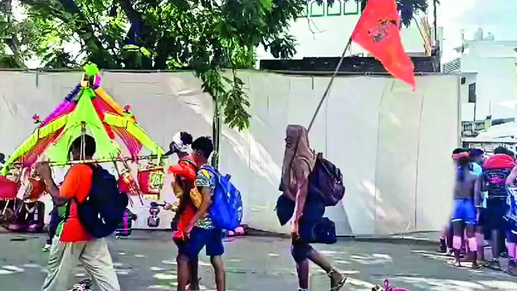 Mosques and mazars on kanwar route in Haridwar ‘covered up’