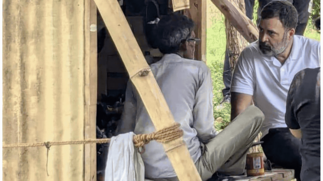 ‘Can now make 8-10 pairs’: Rahul gifts sewing machine to cobbler he met in UP