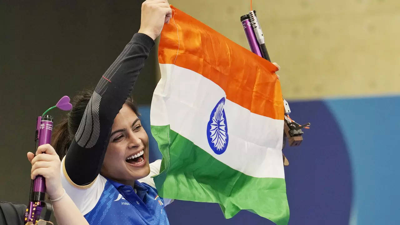 Manu Bhaker ends 12-year wait for shooting in Paris