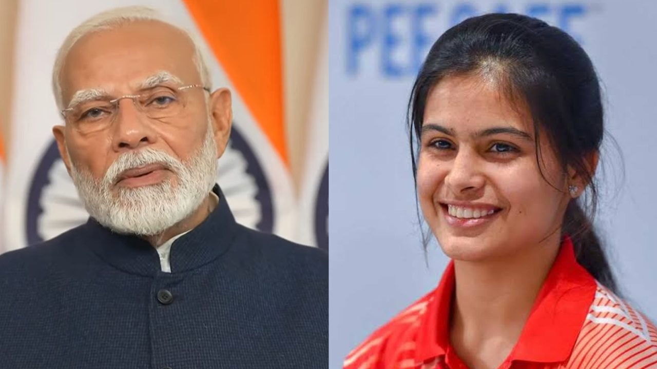 ‘Success is even more special as …’: PM Modi congratulates shooter Manu Bhaker for Olympics win