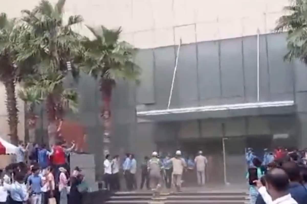 Fire Breaks Out At Logix Mall In Noida, Firefighters Douse Flames