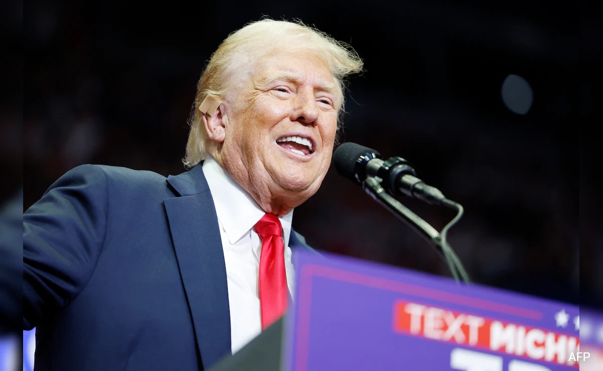 “I Took A Bullet For Democracy”: Trump At First Rally Since Shooting