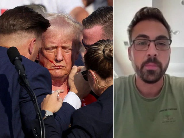 “Quite Moving To See Him Stand Up”: Trump Shooting Witness To NDTV