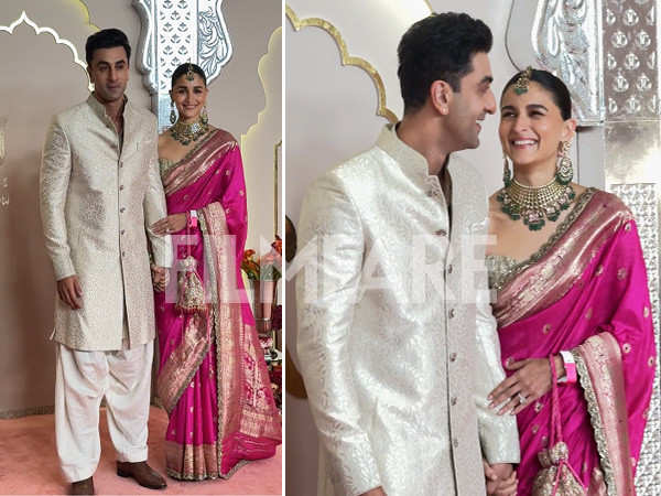 Ranbir Kapoor and Alia Bhatt arrive in style at Anant-Radhikas wedding