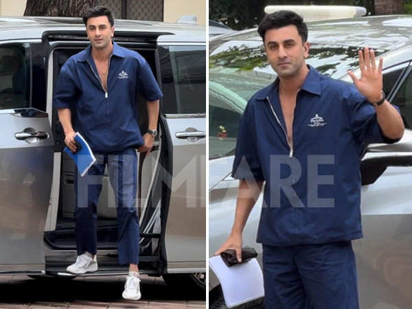 Photos: Ranbir Kapoor visits Sanjay Leela Bhansali at his home