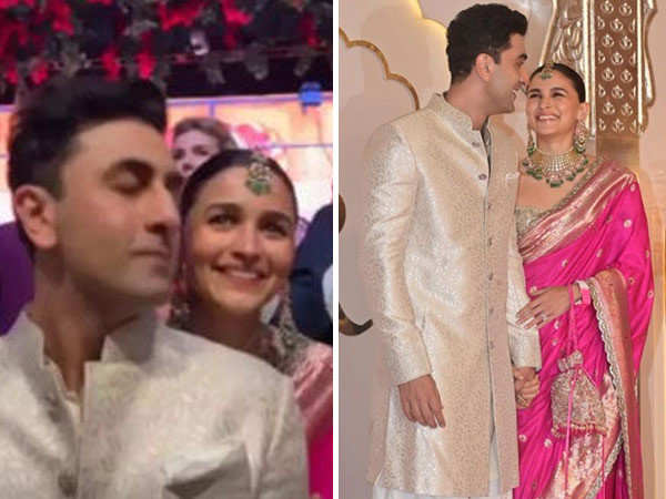 Ranbir Kapoor and Alia Bhatt viral video from Anant-Radhikaâs wedding