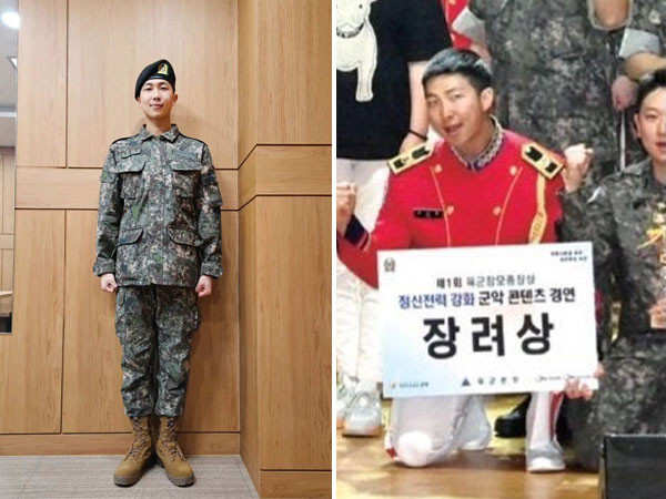 BTS RM wins big at a military music contest?