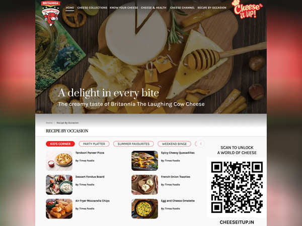 Times Network Britannia and Mindshare create Cheeseitup.in