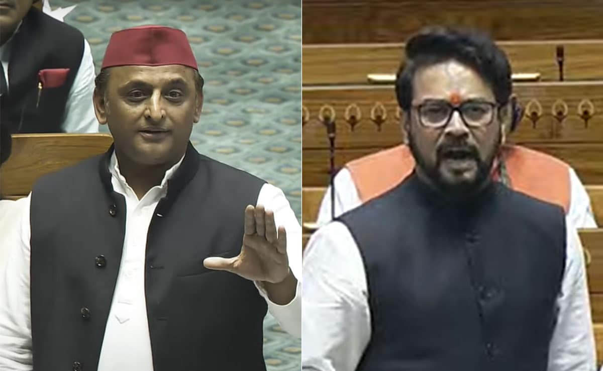 Akhilesh Yadav vs Anurag Thakur In Lok Sabha Over Agnipath Scheme