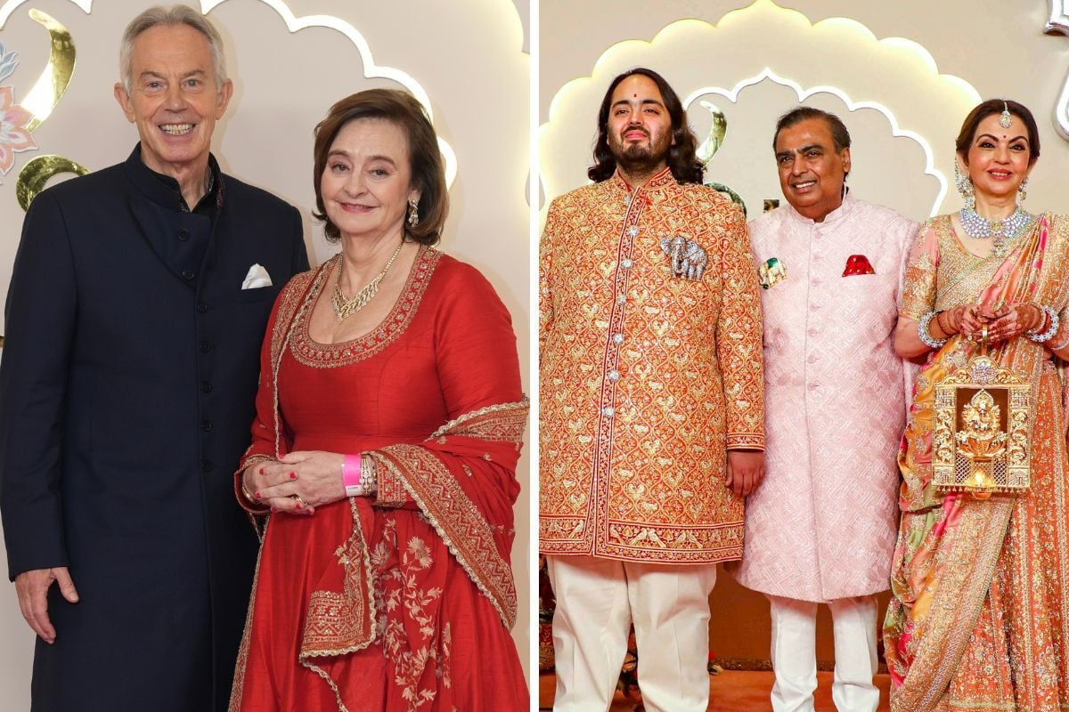 Former UK PMs Tony Blair, Boris Johnson Attend Anant Ambani-Radhika Merchant Wedding In Mumbai