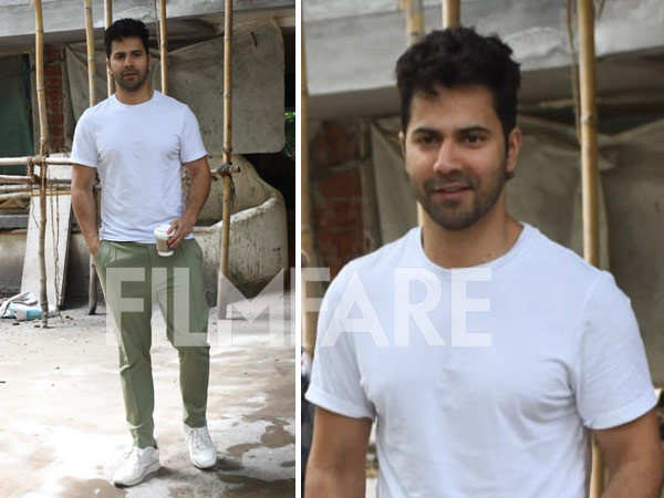 Pictures: Varun Dhawan snapped post a rigorous dance session