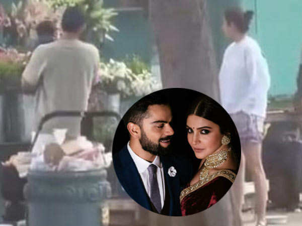 Virat Kohli and Anushka Sharma spotted with son Akaay in London