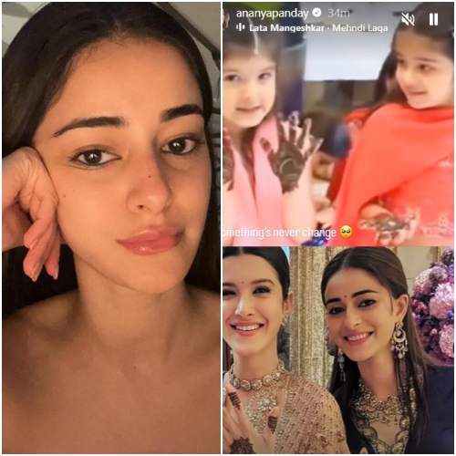 Ananya Panday celebrates friendship with BFF Shanaya Kapoor sharing Then and Now collage; ‘Some things never change’