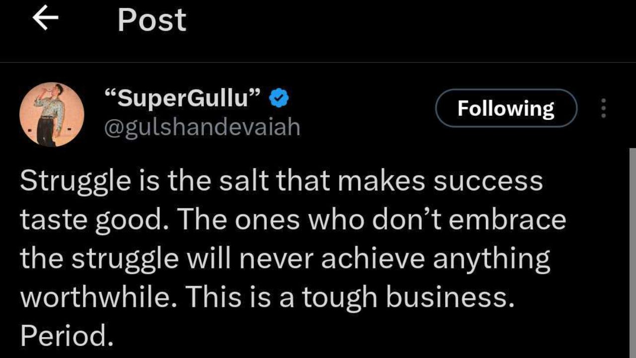 Ulajh: Gulshan Devaiah REACTS to Janhvi Kapoor starrer’s poor box office collection; ‘Struggle is the salt that makes success taste good’ Ulajh: Gulshan Devaiah REACTS to Janhvi Kapoor starrer’s poor box office collection; ‘Struggle is the salt that makes success taste good’