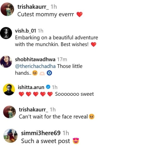 New mommy Richa Chadha drops life update as she gets busy with ‘new job’, ‘my boss needs me 24×7’