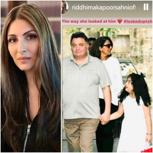 Riddhima Kapoor Sahni drops throwback PIC of dad Rishi Kapoor, mom Neetu Kapoor and daughter Samara; says ‘The way she looked up to him’