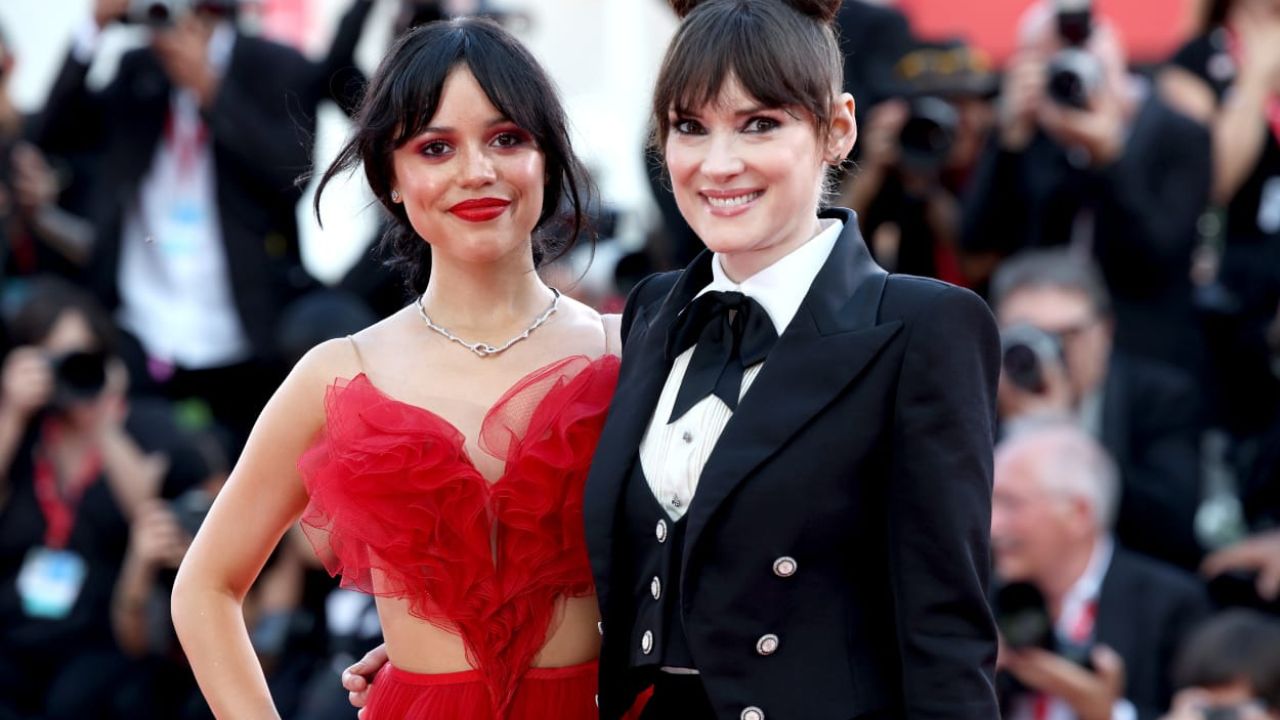 Jenna Ortega Says She ‘Didn’t Even Talk’ to Winona Ryder About Matching Outfits at Venice Festival