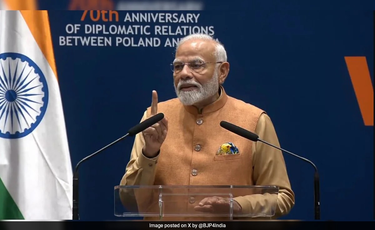 “India’s Policy Was To Maintain Distance. Now…”: PM In Poland