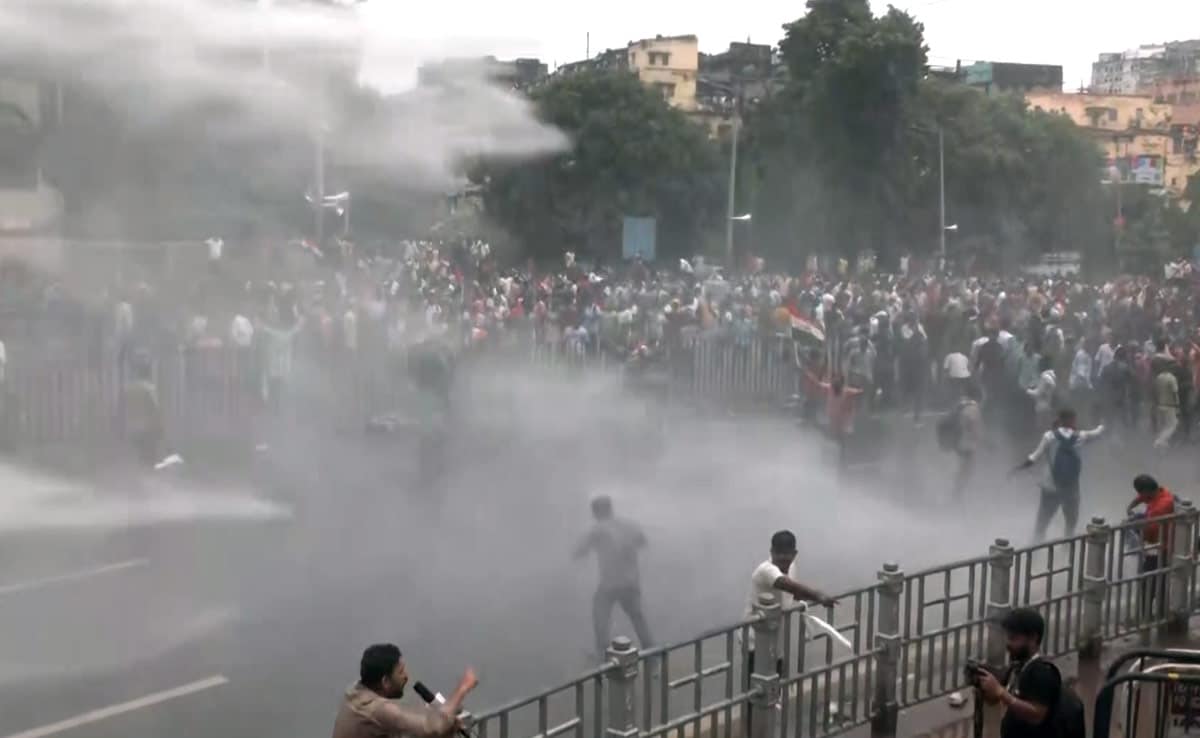 Anger On Kolkata Streets, Cops Use Water Cannons, Tear Gas On Protesters