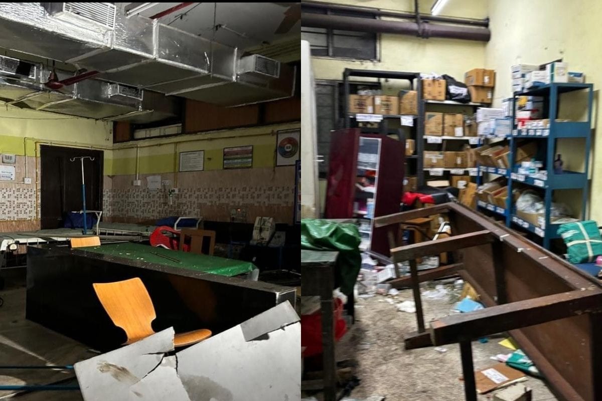 ‘Reclaim The Night’ Protest Turns Violent As Mob Vandalises RG Kar Hospital, BJP Blames ‘TMC Goons’ | Visuals