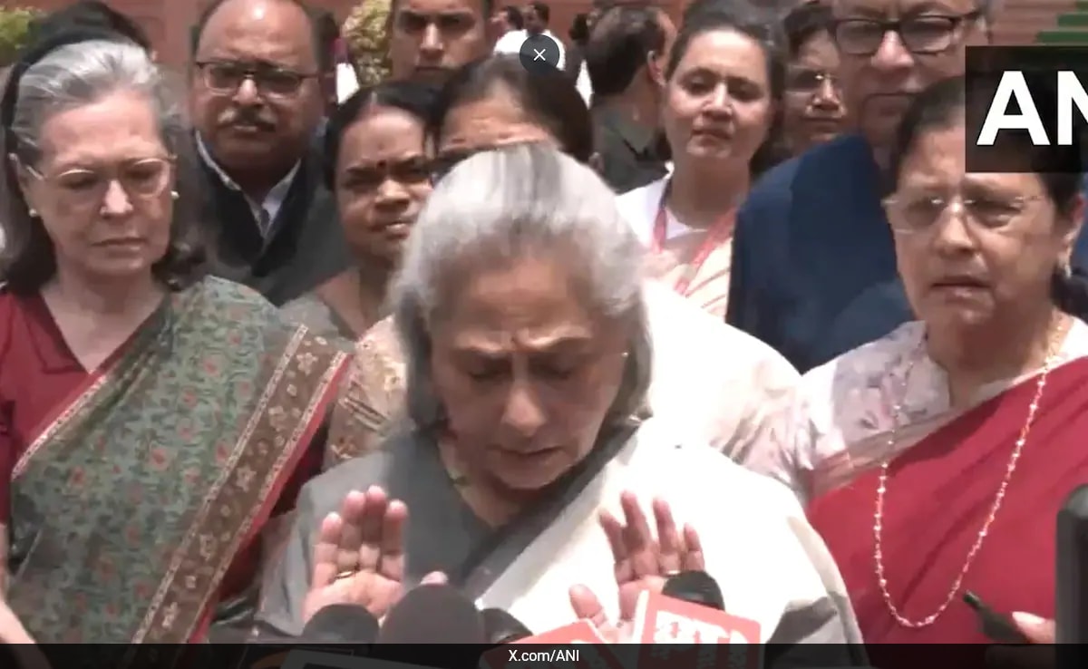 Sonia Gandhi Leads Walkout After Jaya Bachchan Vs Rajya Sabha Chairman