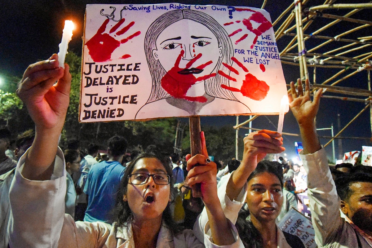Students Protest in Haridwar Against Trainee Doctor’s Rape-murder in Kolkata