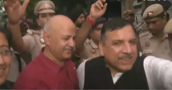 Manish Sisodia Leaves Jail 17 Months After His Arrest In Liquor Policy Case Manish Sisodia Leaves Jail 17 Months After His Arrest In Liquor Policy Case