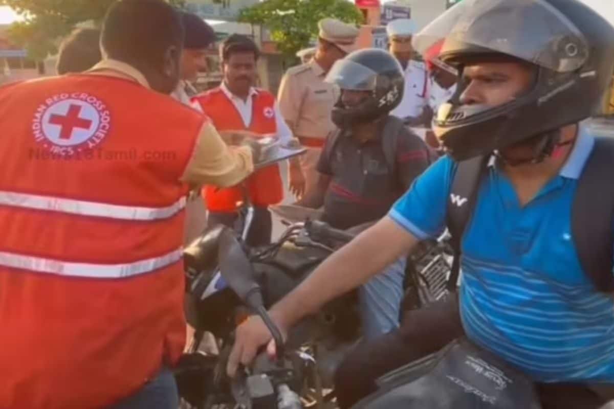 Puducherry Traffic Police And Red Cross Launch Helmet Awareness Campaign To Curb Accidents