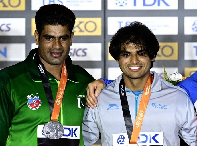 Olympics Javelin Live: Neeraj 2nd With 89.45m; Nadeem Sets Olympic Record