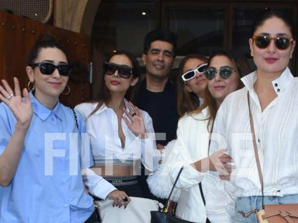 Pics: Kareena Kapoor Khan Karisma Kapoor step out with their besties