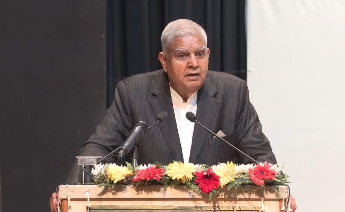 Person In Constitutional Post Trying To Destroy Economy: Jagdeep Dhankhar