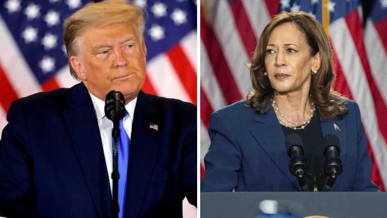 The tipping point: Donald Trump attacks Kamala Harris for ‘stealing’ ideas