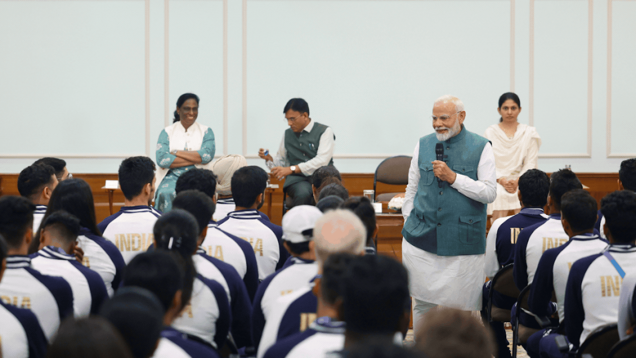 Watch: PM Modi interacts with Olympians, asks them what they did in Paris