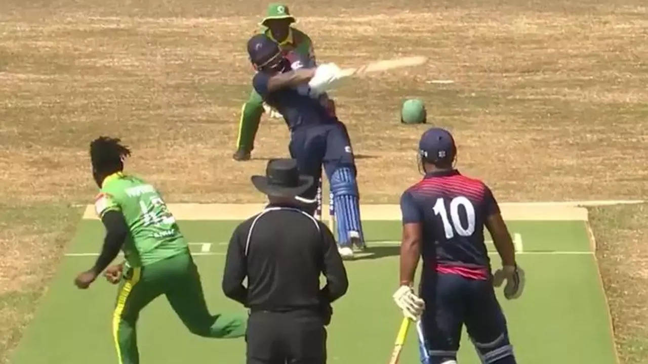 Yuvraj’s record broken! Visser hits 39 runs in an over – Watch