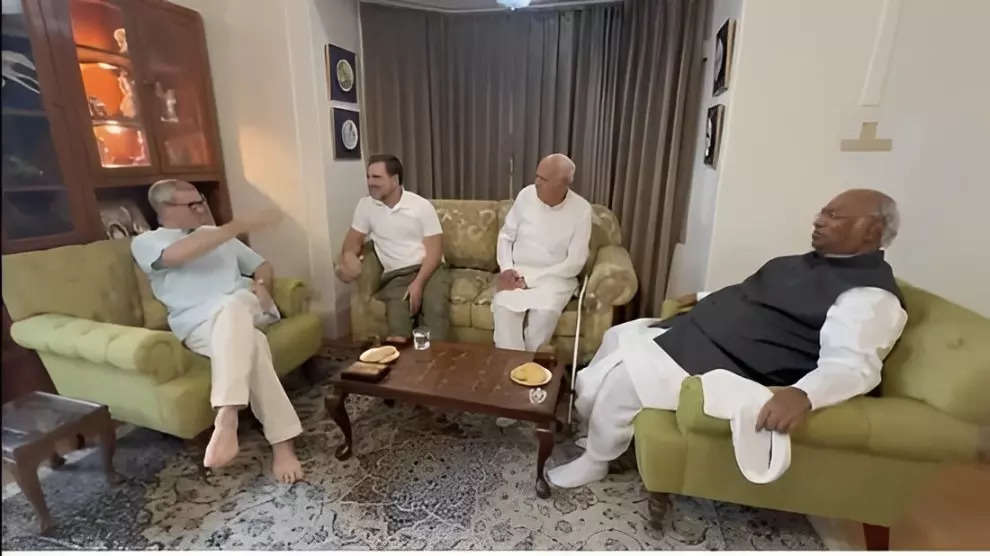 ‘Alliance on track’: NC’s Farooq after meeting Rahul, Kharge on J&K assembly polls