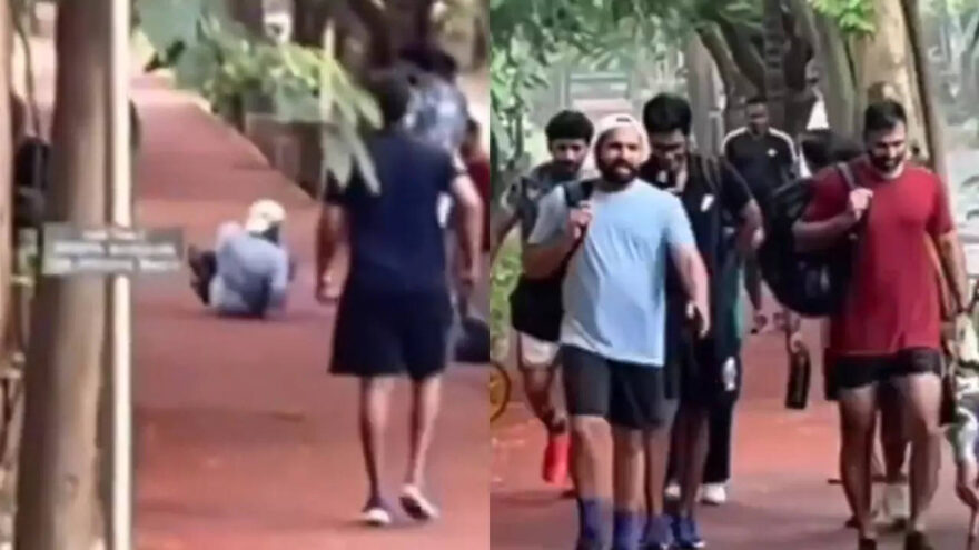 Rohit Sharma’s intense cardio training in a park