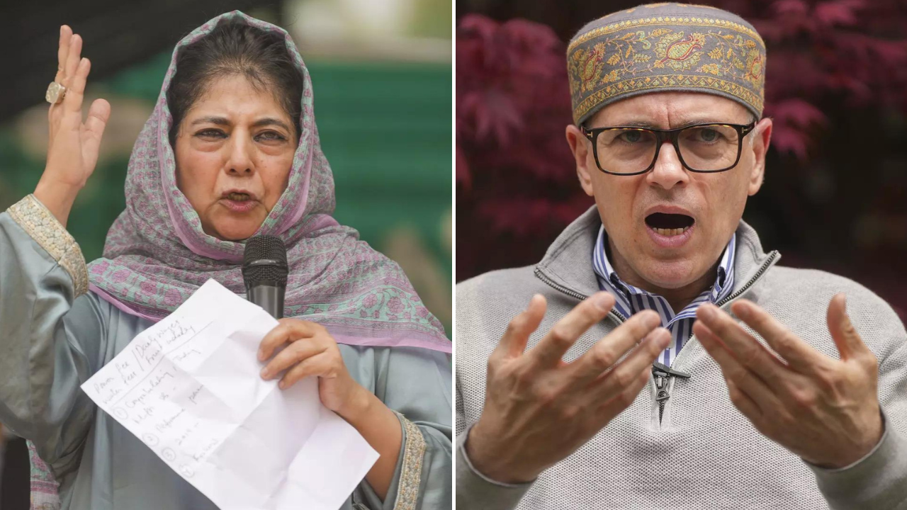 ‘Don’t field candidates … ‘: Omar Abdullah’s dig at Mehbooba’s ‘proposal’ for J&K polls