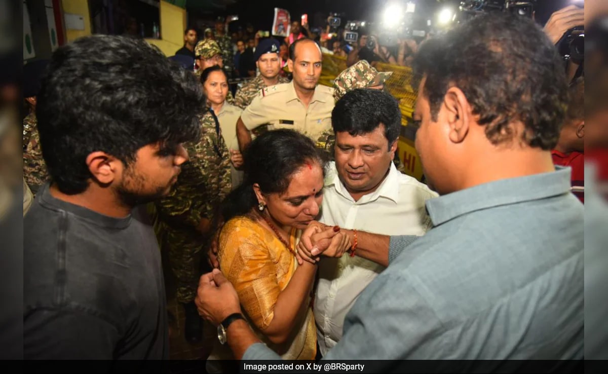 “Will Fight Legally, Politically”: K Kavitha Released From Jail After 5 Months